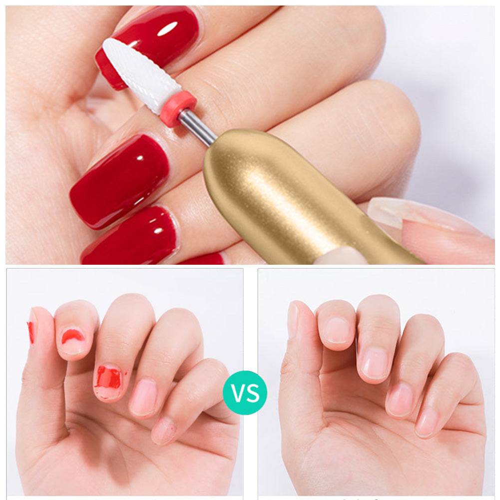 Electric Nail Drill Machine Manicure Machine Set USB Charging Mill Cutter For Manicure Nail File Pedicure Tool Nail Drill Set - Mubimart