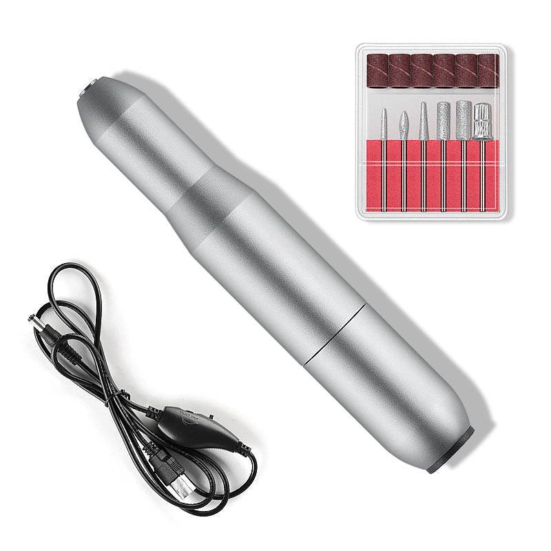 Electric Nail Drill Machine Manicure Machine Set USB Charging Mill Cutter For Manicure Nail File Pedicure Tool Nail Drill Set - Mubimart