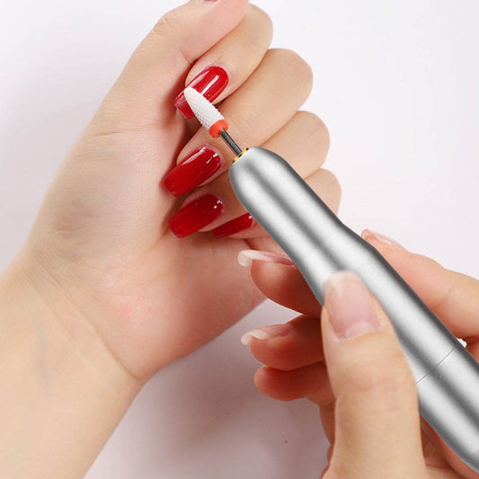 Electric Nail Drill Machine Manicure Machine Set USB Charging Mill Cutter For Manicure Nail File Pedicure Tool Nail Drill Set - Mubimart