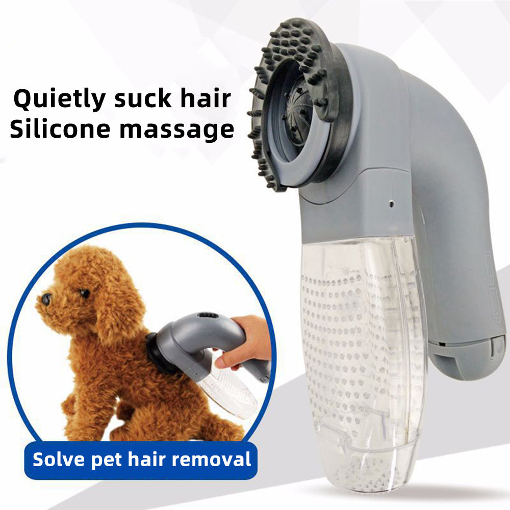 Electric Pet Hair Portable Pet Massage Cleaning Vacuum Cleaner - Mubimart - Pet Vacuums 