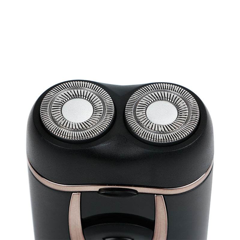 Electric Razor Double-ring Two-blade Integrated Charging Razor - Mubimart