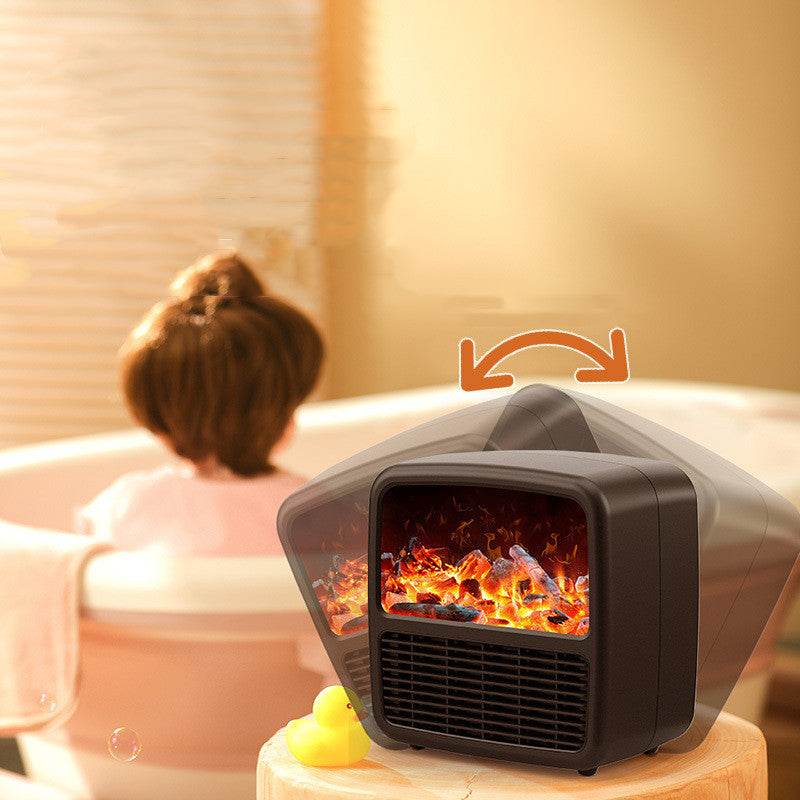Electric Space Heater For Indoor Use Desktop High-power Fast-heating Small Heater Winter Air Heater - Mubimart