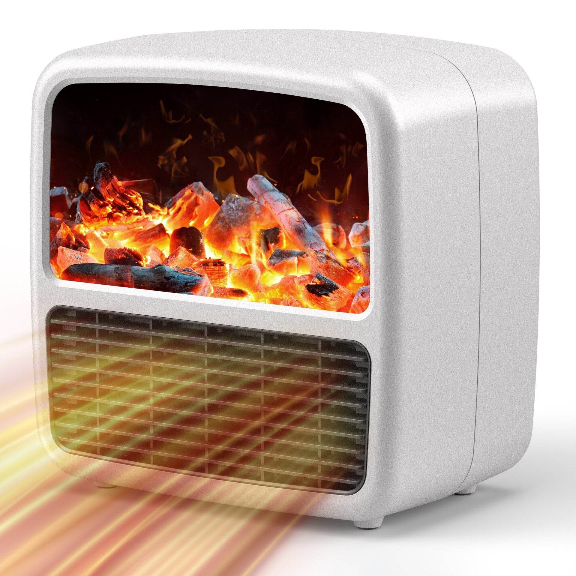 Electric Space Heater For Indoor Use Desktop High-power Fast-heating Small Heater Winter Air Heater - Mubimart