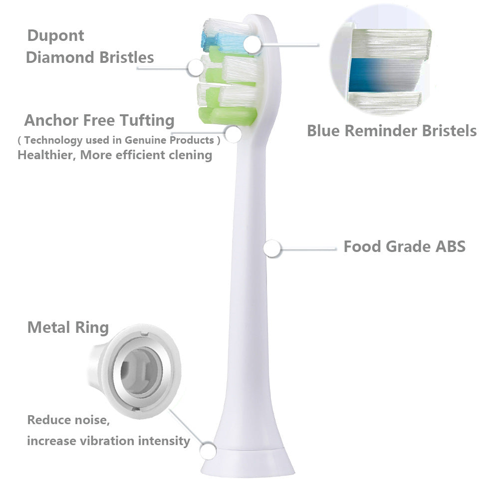 Electric Toothbrush Head Copper-free Hair Planting - Mubimart -  