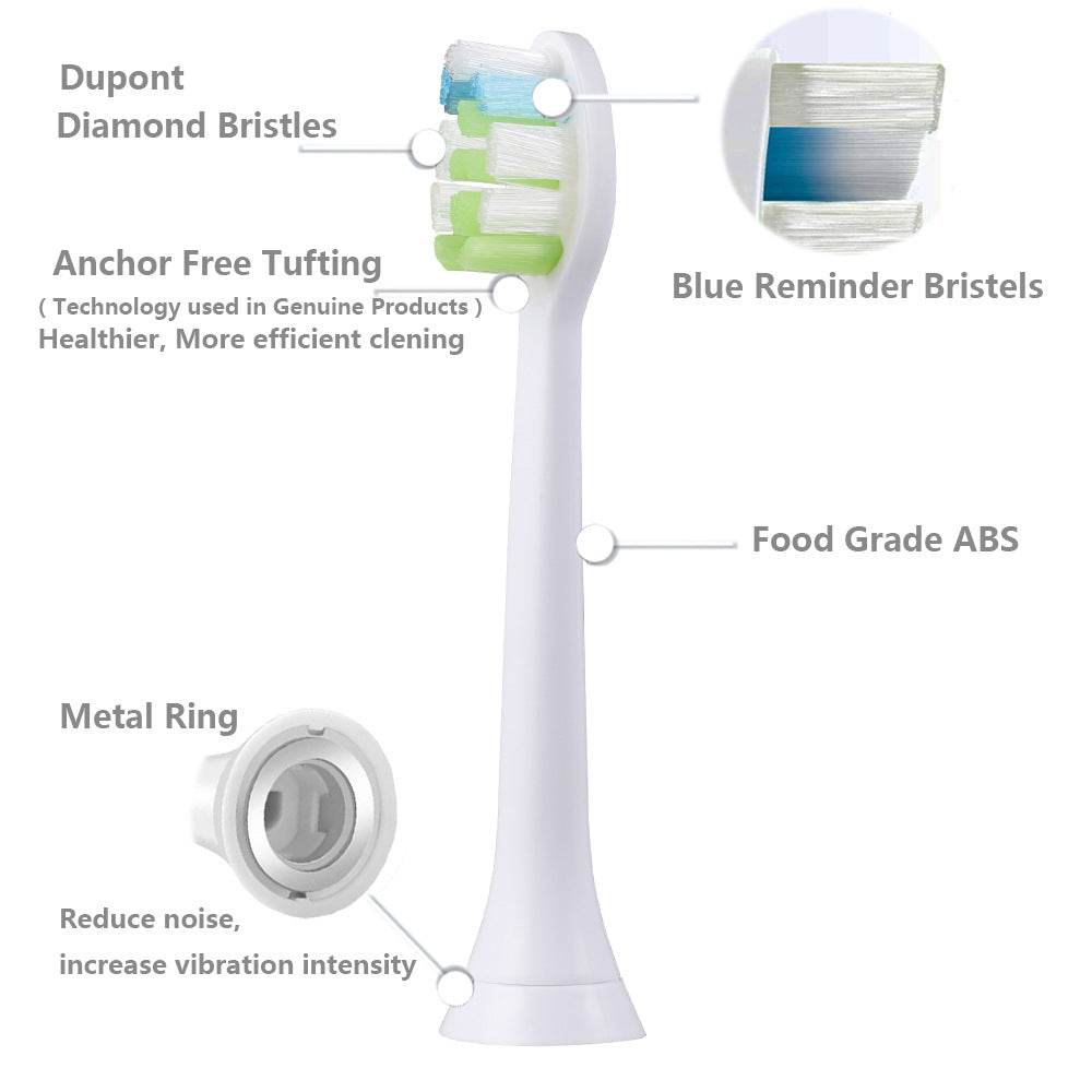 Electric Toothbrush Head Copper-free Hair Planting - Mubimart