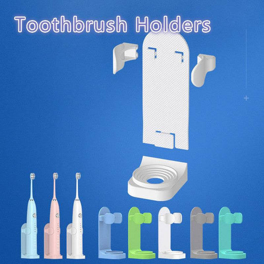 Electric Toothbrush Holder Rack Toothbrush Base Wall Simple Toothbrush Holder - Mubimart