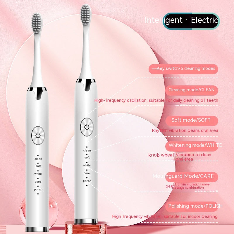 Electric Toothbrush Rechargeable Waterproof Electric Toothbrush - Mubimart -  