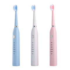 Electric Toothbrush USB Charging Vibration Household Couple Toothbrush Electric Toothbrush In Stock Wholesale - Mubimart - Electric Toothbrush 