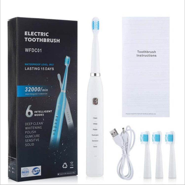 Electric Toothbrush USB Charging Vibration Household Couple Toothbrush Electric Toothbrush In Stock Wholesale - Mubimart