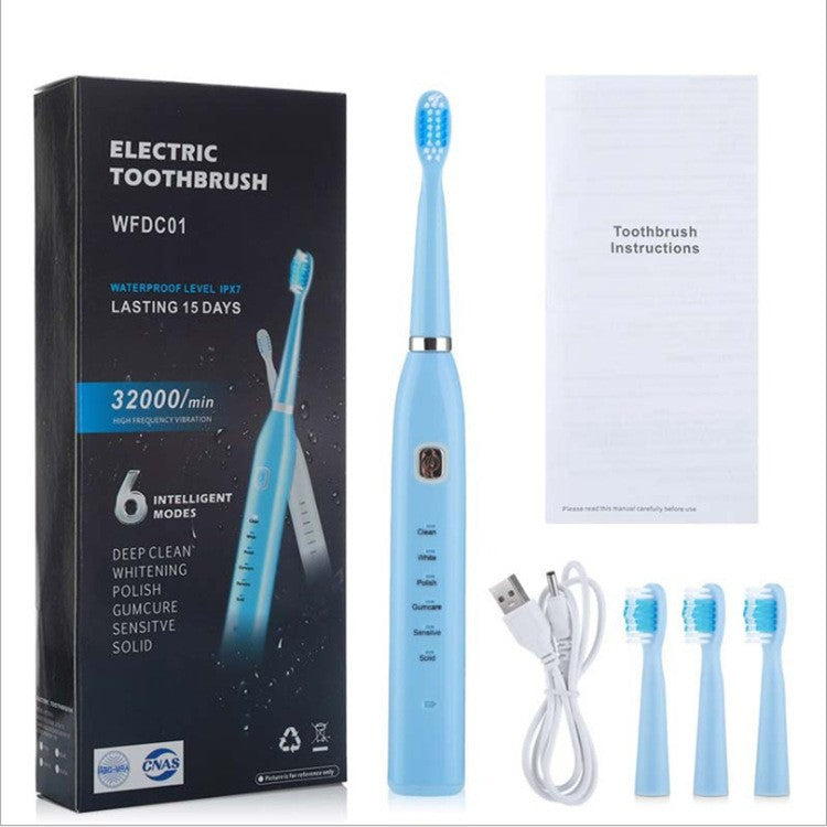 Electric Toothbrush USB Charging Vibration Household Couple Toothbrush Electric Toothbrush In Stock Wholesale - Mubimart -  