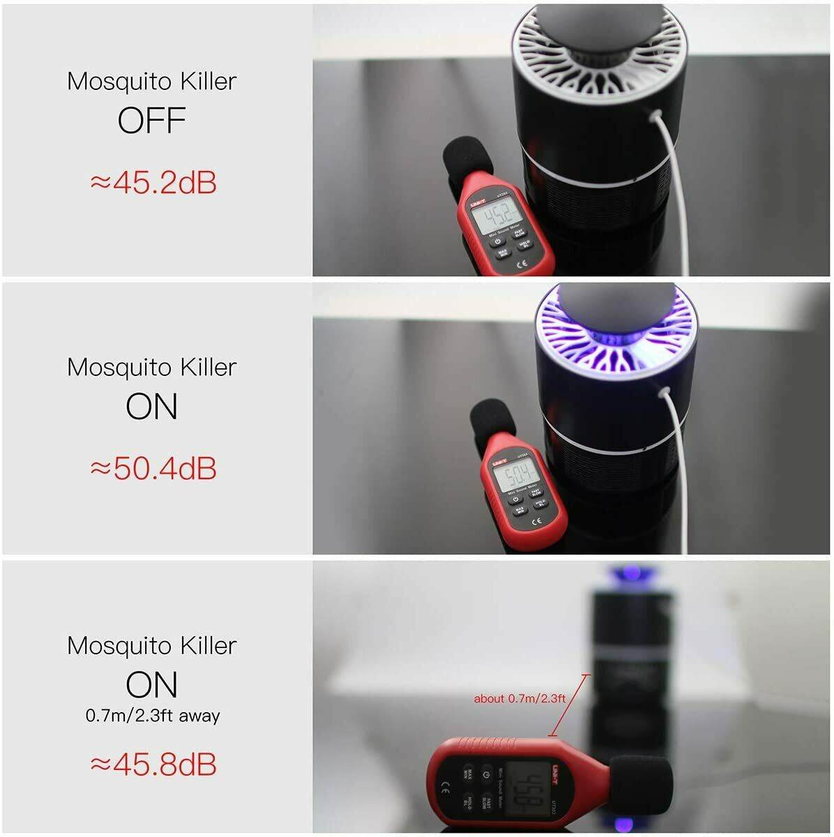 Electric UV Mosquito Killer Lamp Outdoor Indoor Fly Bug Insect Zapper Trap USB - Mubimart