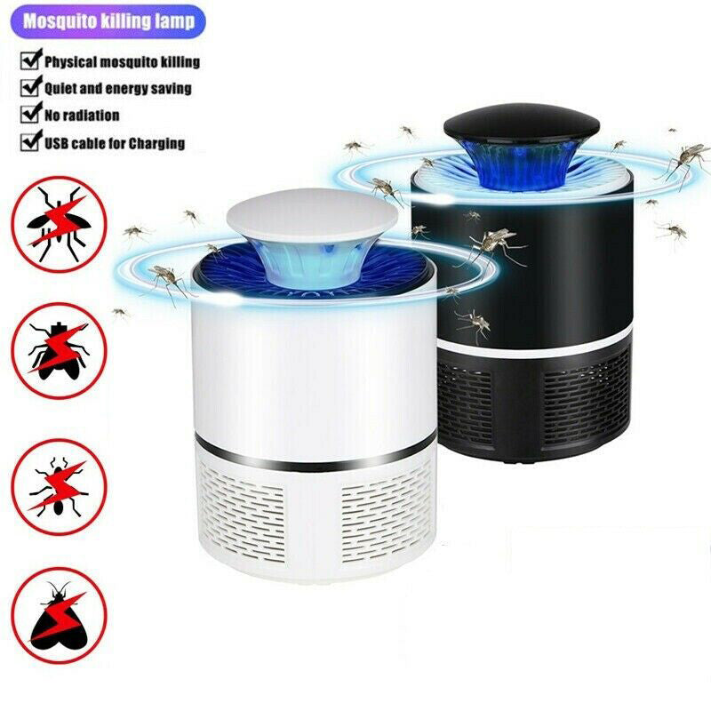 Electric UV Mosquito Killer Lamp Outdoor Indoor Fly Bug Insect Zapper Trap USB - Mubimart - Bug Zapper 