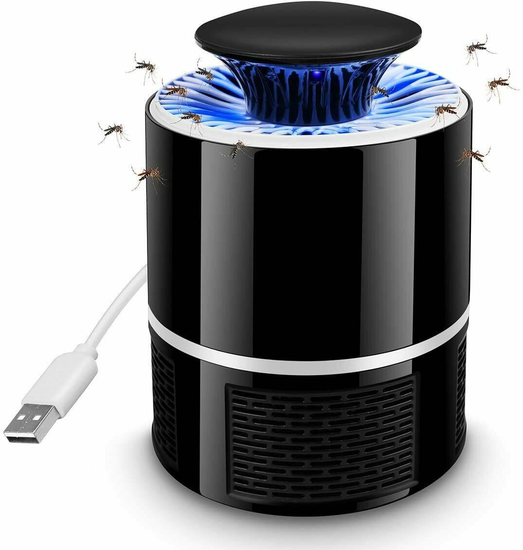 Electric UV Mosquito Killer Lamp Outdoor Indoor Fly Bug Insect Zapper Trap USB - Mubimart