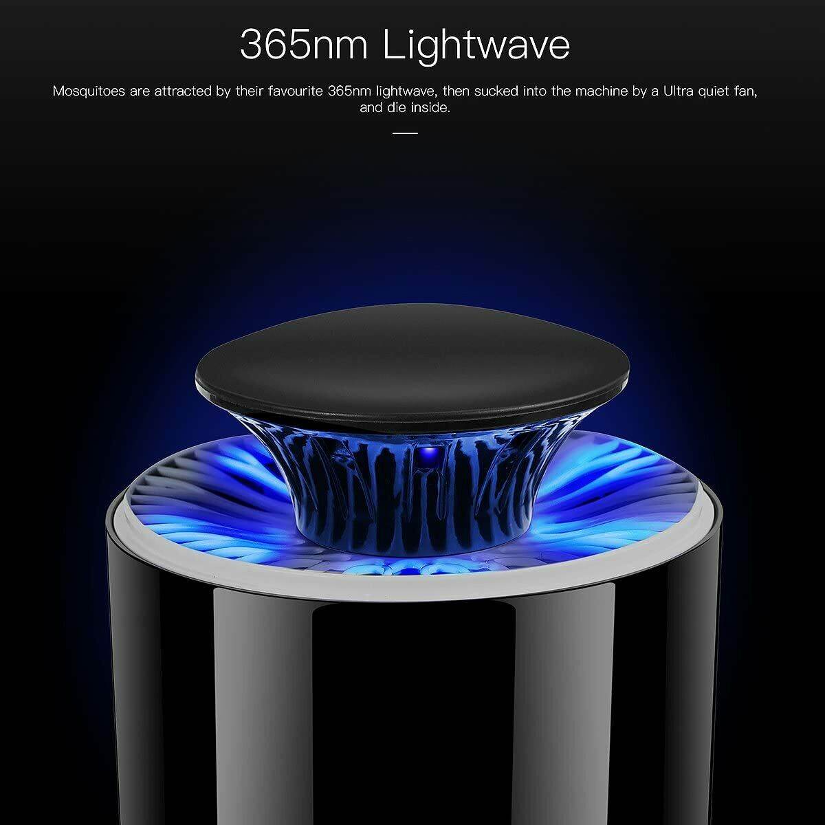Electric UV Mosquito Killer Lamp Outdoor Indoor Fly Bug Insect Zapper Trap USB - Mubimart