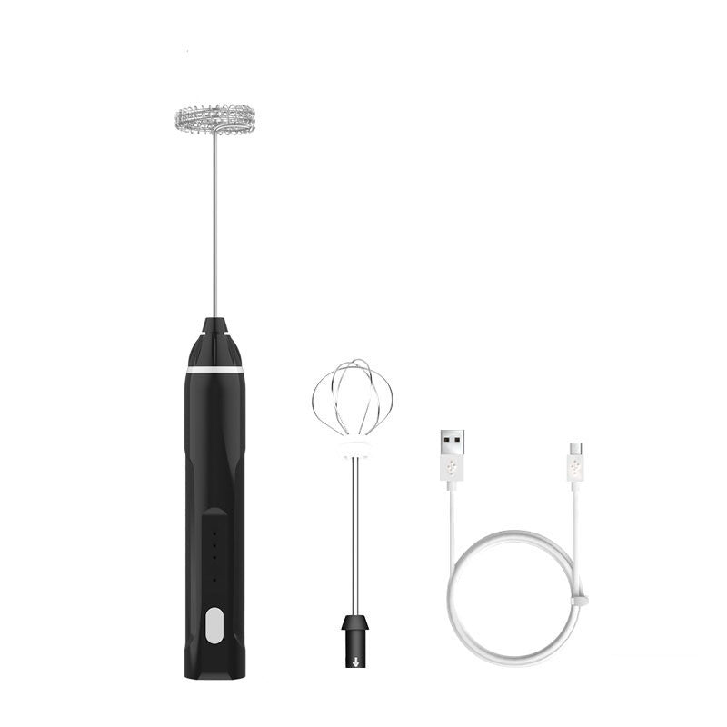 Electric Whisk Milk Frother 3 Speed Adjustable Household - Mubimart - Milk frother 