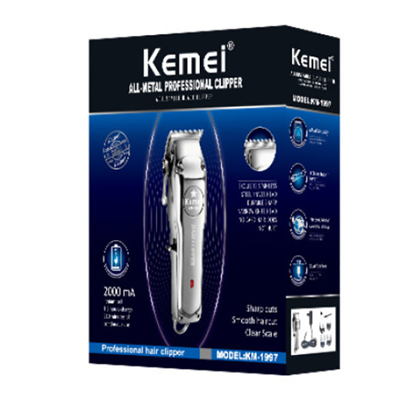 Electric hair clipper kemei hair clipper - Mubimart -  