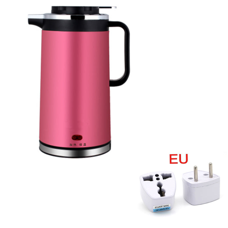 Electric kettle double insulated stainless steel mini kettle 1.8L - Mubimart -  