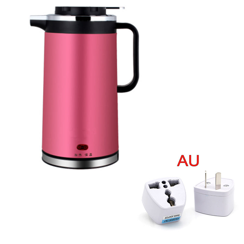 Electric kettle double insulated stainless steel mini kettle 1.8L - Mubimart -  