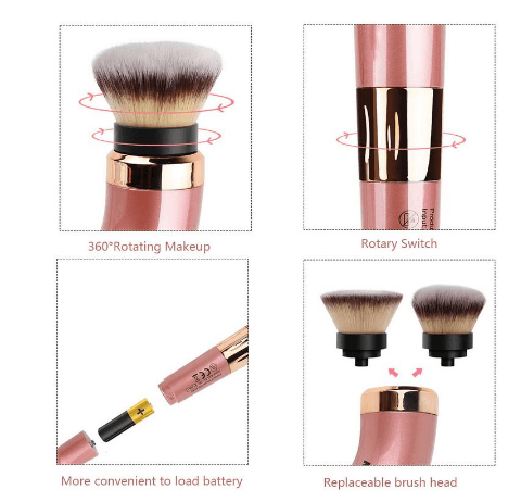Electric makeup brush - Mubimart