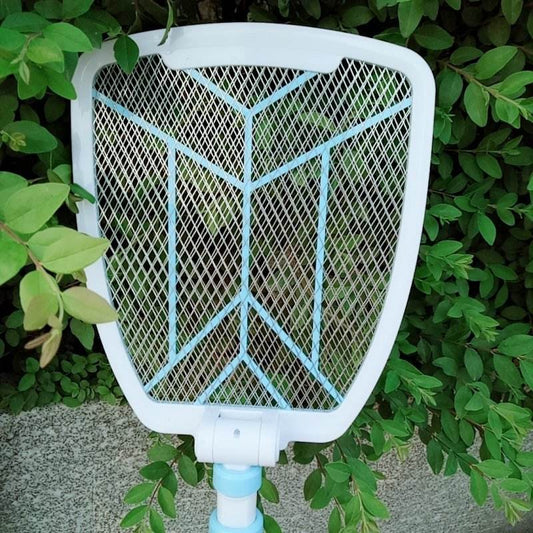 Electric mosquito swatter retractable folding fly swatter rechargeable mosquito swatter - Mubimart