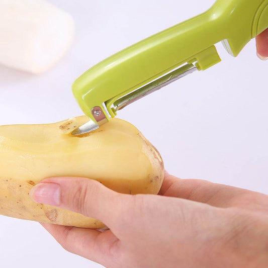Electric peeler stainless steel knife fruit potato peeler multi-function peeler electric peeler - Mubimart