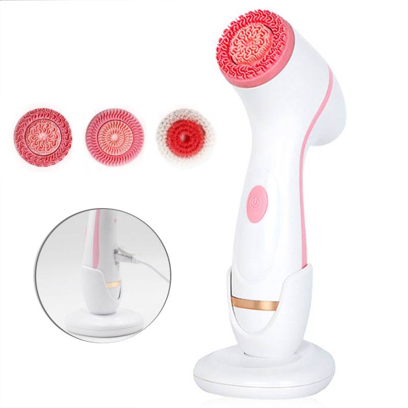 Electric silicone facial cleanser - Mubimart