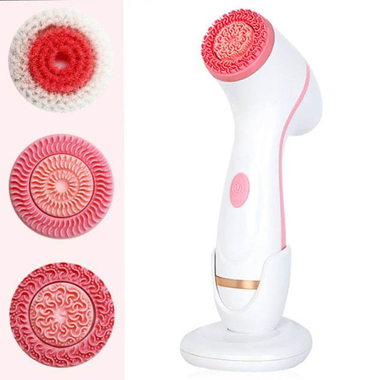 Electric silicone facial cleanser - Mubimart