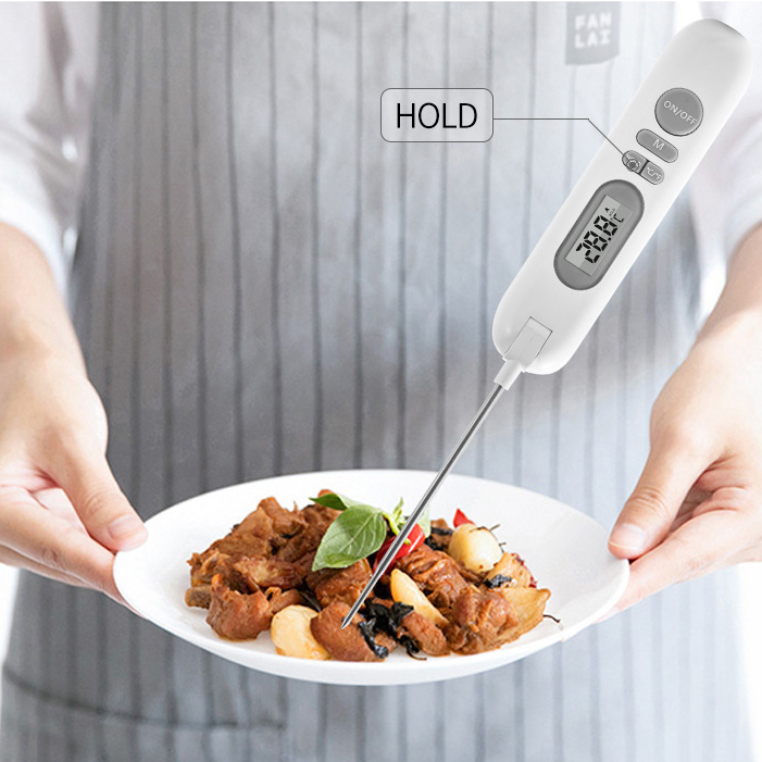 Electronic Food Thermometer Food Outdoor Barbecue Kitchen Gadgets - Mubimart - Food thermometers 