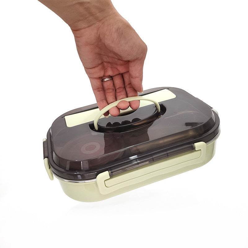 Elementary School Lunch Box With lid Separated Insulated Lunch Box - Mubimart