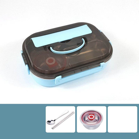 Elementary School Lunch Box With lid Separated Insulated Lunch Box - Mubimart