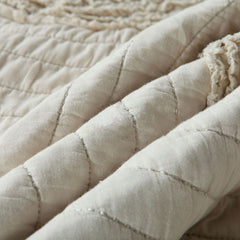 Embroidered quilted quilt - Mubimart -  