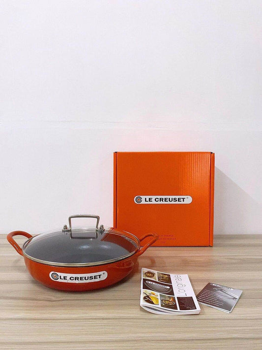 Enamel Cast Iron Pan Frying And Frying 26Cm Universal Pan Household Stove Universal - Mubimart