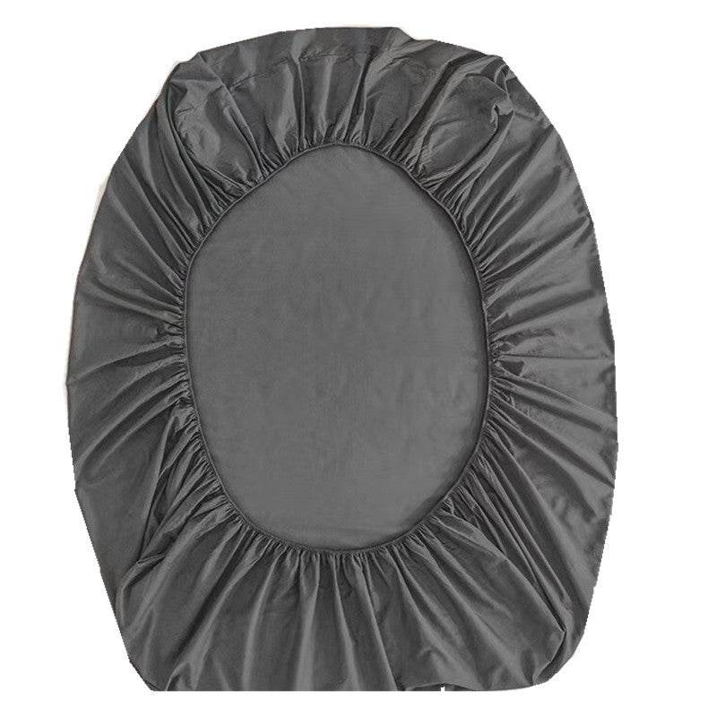 Encrypted pure color cotton beauty bedspread protection pad mattress cover - Mubimart