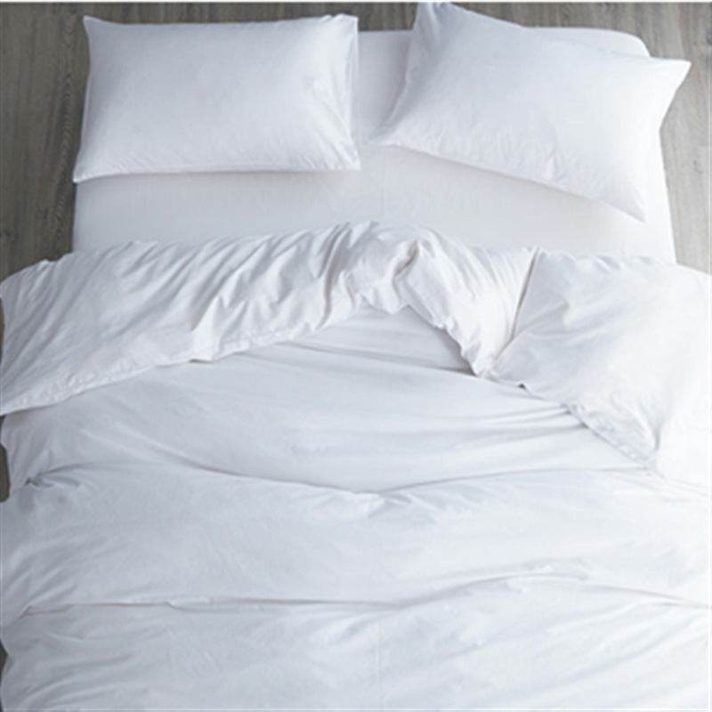 Encrypted pure color cotton beauty bedspread protection pad mattress cover - Mubimart