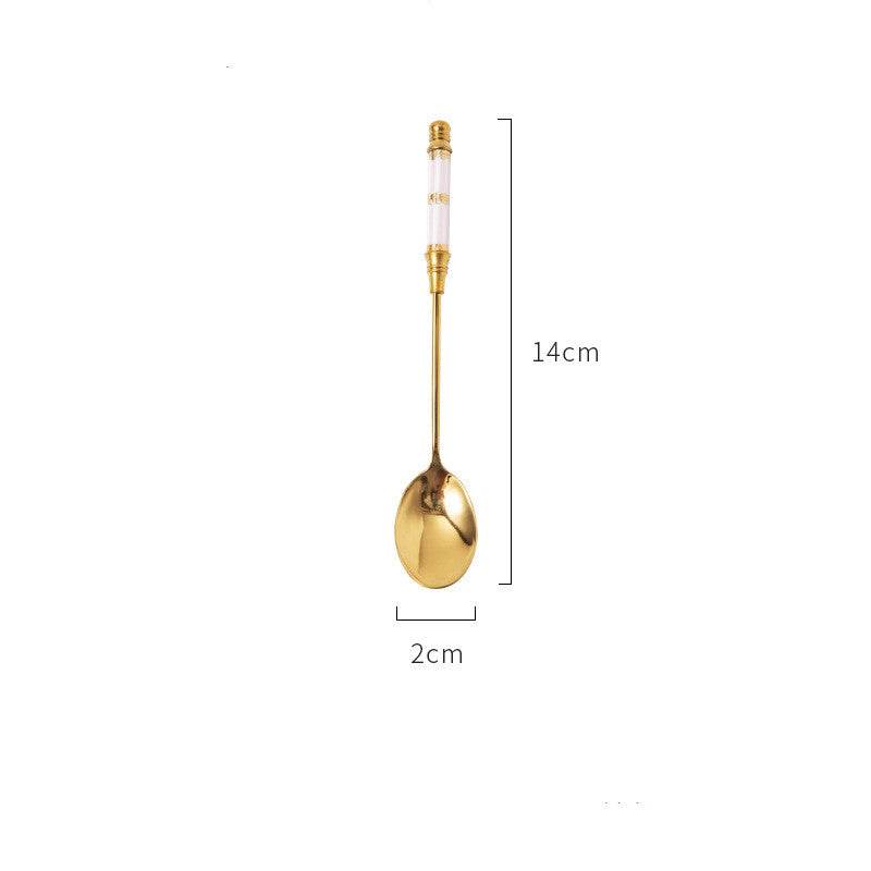 English Afternoon Tea Spoon, Exquisite Coffee Spoon - Mubimart