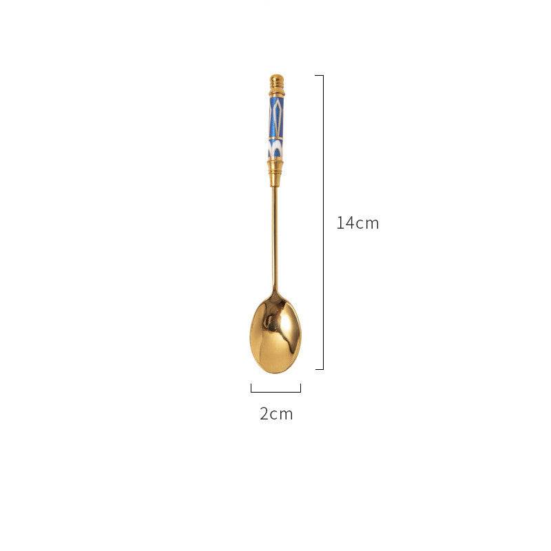English Afternoon Tea Spoon, Exquisite Coffee Spoon - Mubimart