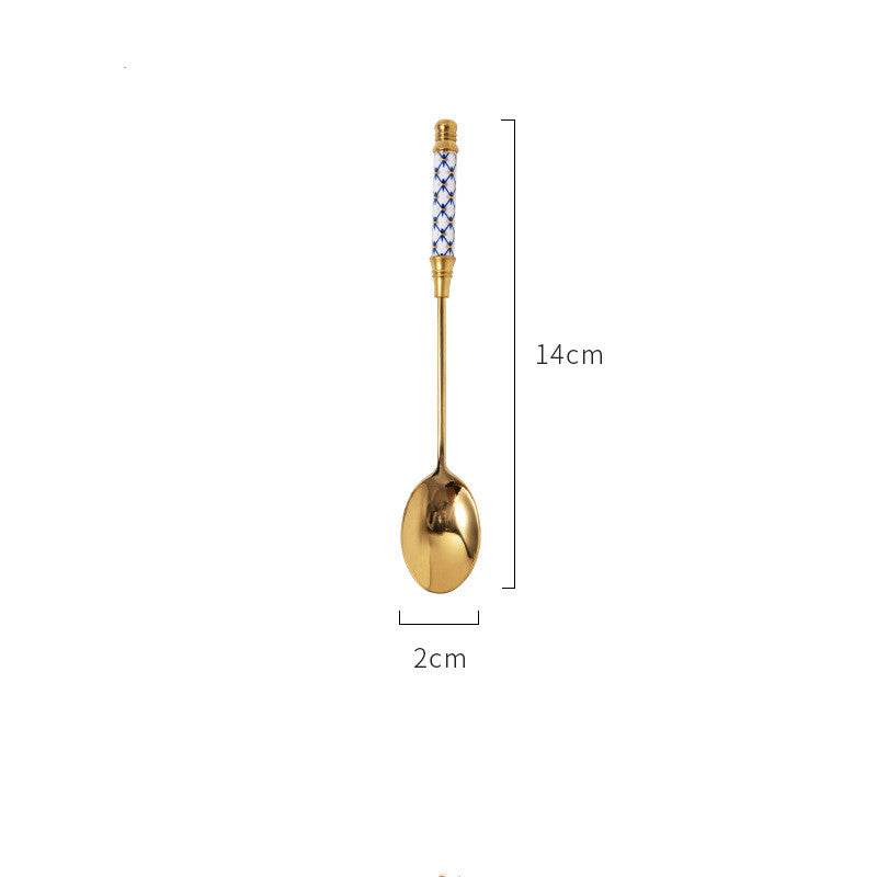 English Afternoon Tea Spoon, Exquisite Coffee Spoon - Mubimart