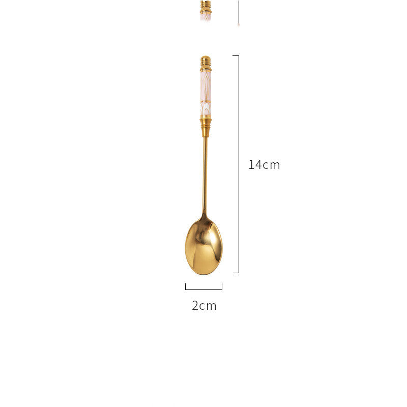 English Afternoon Tea Spoon, Exquisite Coffee Spoon - Mubimart -  