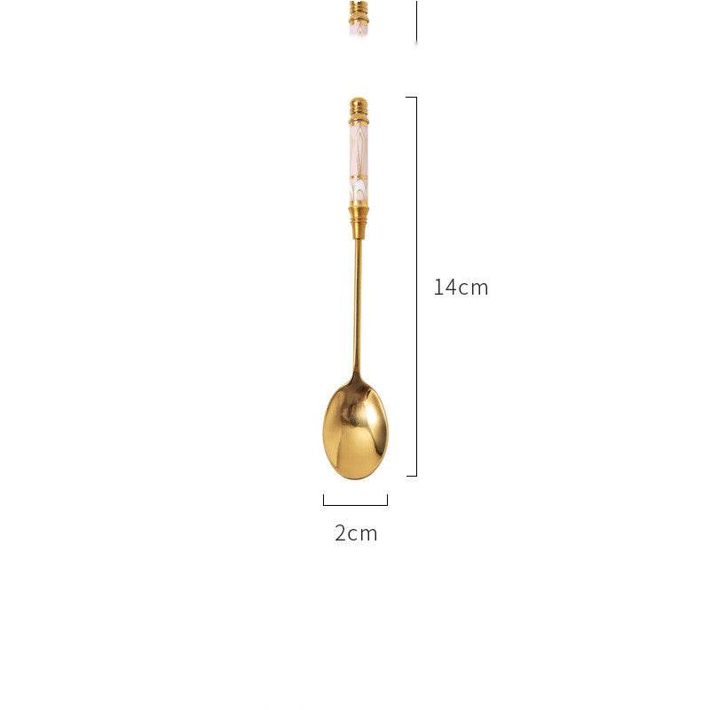 English Afternoon Tea Spoon, Exquisite Coffee Spoon - Mubimart