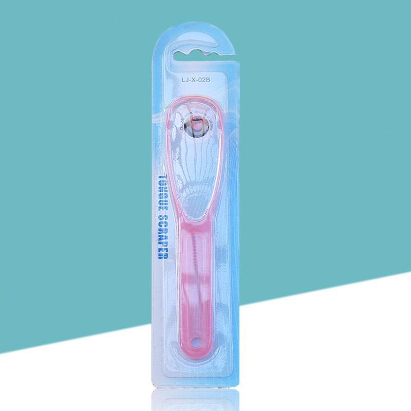 English Packaging New Upgrade Second Generation Cleaning Wholesale Tongue Coating Cleaner Tongue Scraper Does Not Hurt Gum - Mubimart