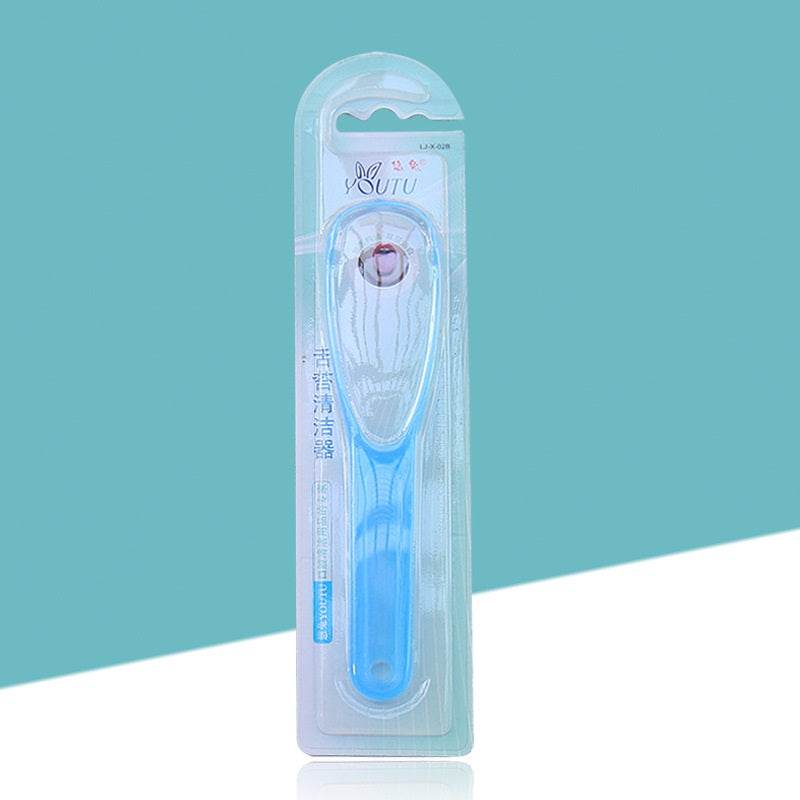 English Packaging New Upgrade Second Generation Cleaning Wholesale Tongue Coating Cleaner Tongue Scraper Does Not Hurt Gum - Mubimart