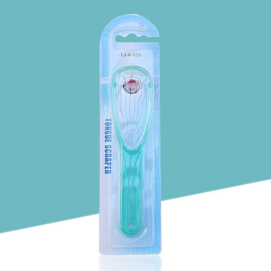 English Packaging New Upgrade Second Generation Cleaning Wholesale Tongue Coating Cleaner Tongue Scraper Does Not Hurt Gum - Mubimart