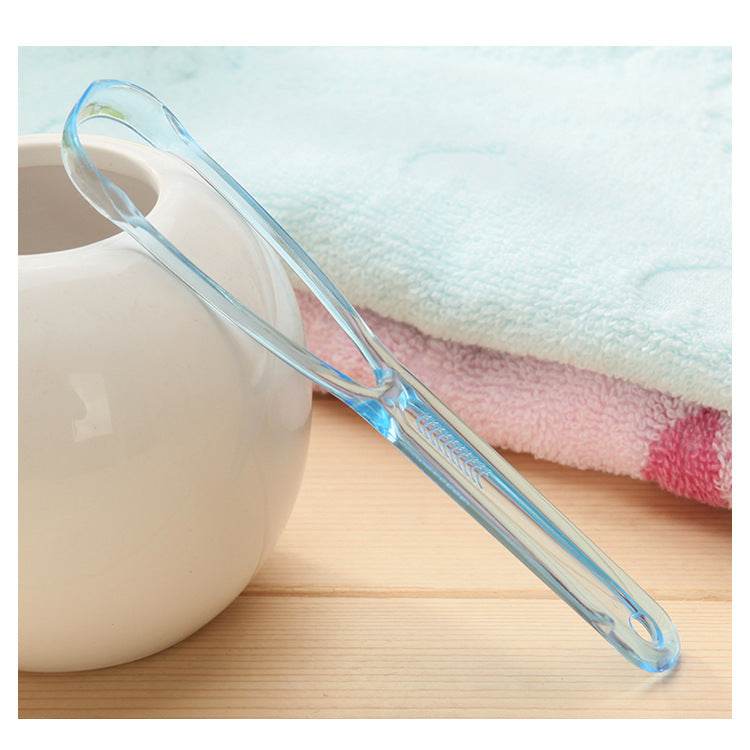 English Packaging New Upgrade Second Generation Cleaning Wholesale Tongue Coating Cleaner Tongue Scraper Does Not Hurt Gum - Mubimart