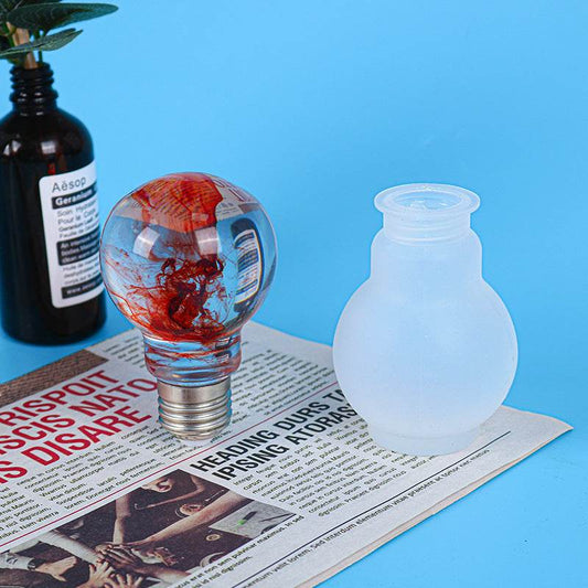 Epoxy Mold 6 Bulbs Mirror Resin Crystal Bulbs - Mubimart