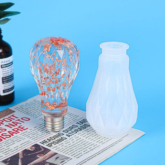 Epoxy Mold 6 Bulbs Mirror Resin Crystal Bulbs - Mubimart
