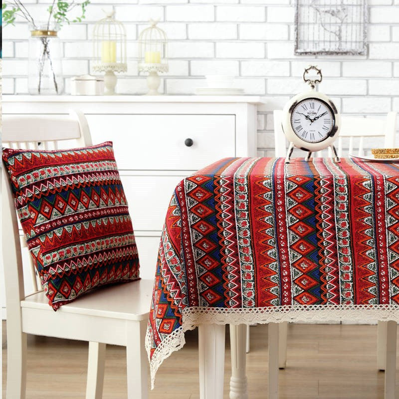 Ethnic tablecloth - Mubimart -  