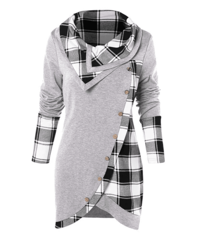 European And American Hot New High-neck Tops - Mubimart
