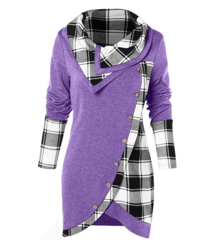European And American Hot New High-neck Tops - Mubimart