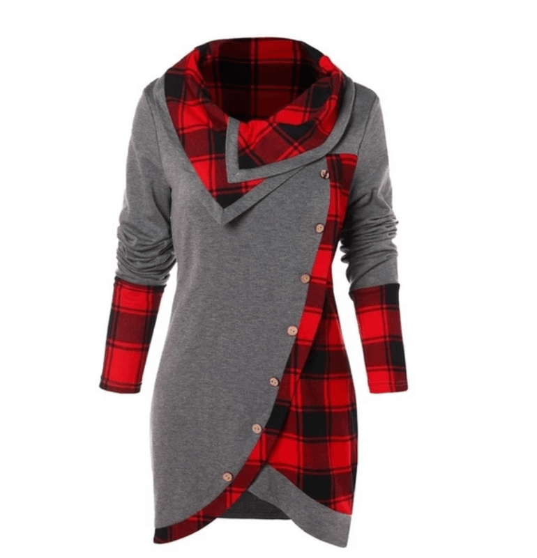 European And American Hot New High-neck Tops - Mubimart
