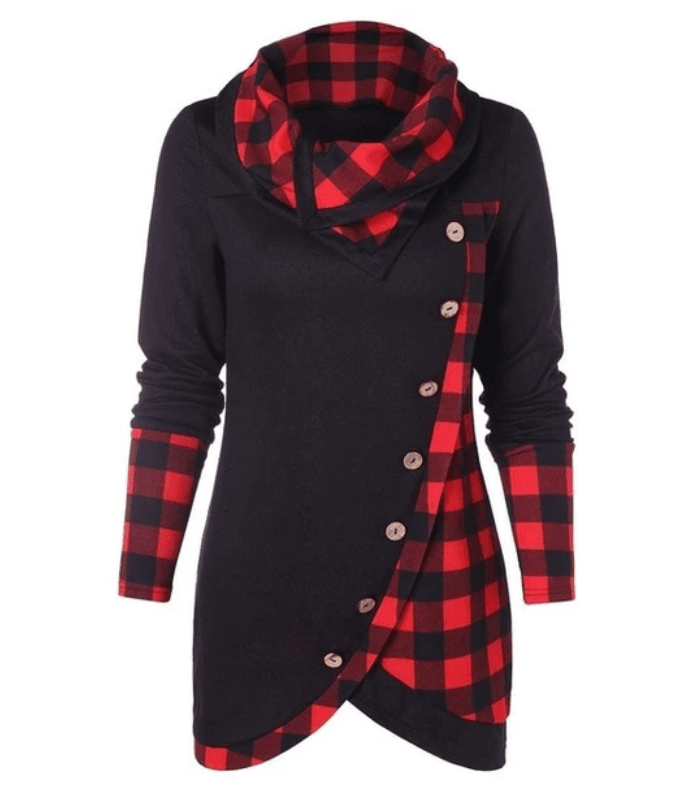 European And American Hot New High-neck Tops - Mubimart